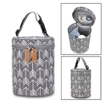 GASTROPOD Hanging Baby Bottle Warmer Bag Holder, Travel Carrier Breastmilk Storage Tote, 14x14x19cm Bottle Cover, Feeding Cup Cover Thermal Bag