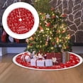 thumbnail image 3 of Falda de de Navidad, adornos navideños, falda redonda de de Navidad, delantal de decoración de de Navidad para granja, familia, 3 of 5