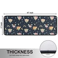 thumbnail image 5 of Kitchen Rugs Sets Of 2,Dark Blue Fairy Princess Pattern Anti Fatigue Kitchen Mat Rugs Non Slip Washable,Decorative Kitchen Floor Mats for Kitchen,Sink,Laundry,17"x47"+17"x47", 5 of 5