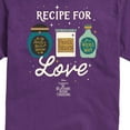 thumbnail image 2 of The Nightmare Before Christmas - Recipe For Love - Men's Short Sleeve Graphic T-Shirt, 2 of 4