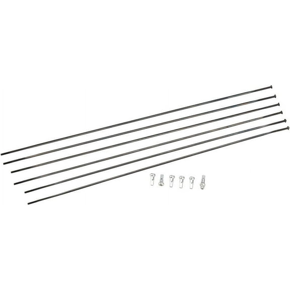 DT Swiss PRC 1400 Spline 35 Spoke Kit: Front and Rear Black