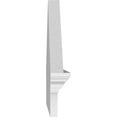thumbnail image 4 of Ekena Millwork 40"W x 16-7/8"H x 2-3/4"P (Pitch 6/12) Peaked Cap 4 Spoke Architectural Grade PVC Combination Pediment, 4 of 8