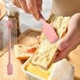 thumbnail image 6 of LEHOZIHEQ Jar Spatula, Long Dual-end Silicone Spatula, For Jars Food Beauty Products Narrow Bottles, Slim Spoon End for Scooping and Mixing, 6 of 7