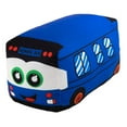 thumbnail image 4 of Cojín de autobús escolar de peluche suave para niños y adultos, regalo de cumpleaños, compañero de cama azul 20cm, 4 of 9