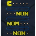 thumbnail image 2 of PACMAN Nom Nom Hungry Foodie Gamer Sweatshirt for Men or Women Brisco Brands S, 2 of 6