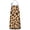 Beige and Black, variant on Beige and Black Leopard Pattern Apron-Garden Aprons for Women with Pockets-Cotton Linen Waterproof Kitchen Cooking Gardening Aprons Adjustable for Kitchen,Cooking,BBQ and Salon 33x27 Inch