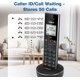 thumbnail image 3 of LS6331-2 - Teléfono inalámbrico expandible, 2 teléfonos con transmisor DECT 6.0 para Montaje en coutadora/Pared, conexión Bluetooth a la célula, Altavoz de teléfono dúplex Coleto, teléfono, 3 of 5