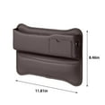 thumbnail image 3 of Tgbvmt Car Seat Filler Organizer Multifunctional Auto Console Storage Box for Front Seat, Holds Phone, Sunglasses and Other Essentials, Leather Material, Prevents Clutter and Items Falling, 3 of 8