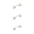 thumbnail image 4 of QualitChoice Robe Broche de Style Simple Femme Accessoire de Mode Vêtements Féminins Parure Bijoux Cadeau Pull Perle Cardigan Clip Type 4 3Set, 4 of 6