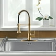 thumbnail image 5 of ANGELES HOME Kitchen Faucet with Pull Down Sprayer, 360° Rotation Single Handle Spring Sink Faucets 3 Modes for Farmhouse Camper Laundry Utility Rv Wet Bar, 5 of 10