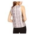 thumbnail image 2 of INC Womens Beige Sequined Sleeveless Party Tank Top S, 2 of 2