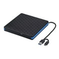 thumbnail image 1 of USB3.0 Type C External Burner Slim DVD Reader High Speed Transfer CD Player External Optical Drive ,Wide Compatibility, 1 of 6
