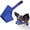 Blue2, variant on LQCrafK Dog Muzzle, Soft Anti-Biting Barking Chewing Muzzle, Breathable Waterproof Adjustable Muzzle for Small Medium Dogs