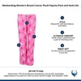 thumbnail image 7 of Weekending  Breast Cancer Plush Pajama Pant and Socks Set (Women), 7 of 7
