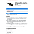 thumbnail image 2 of A/C Temperature Switch - Compatible with 1998, 2000, 2002 - 2007 Mercedes-Benz C230 2003 2004 2005 2006, 2 of 2