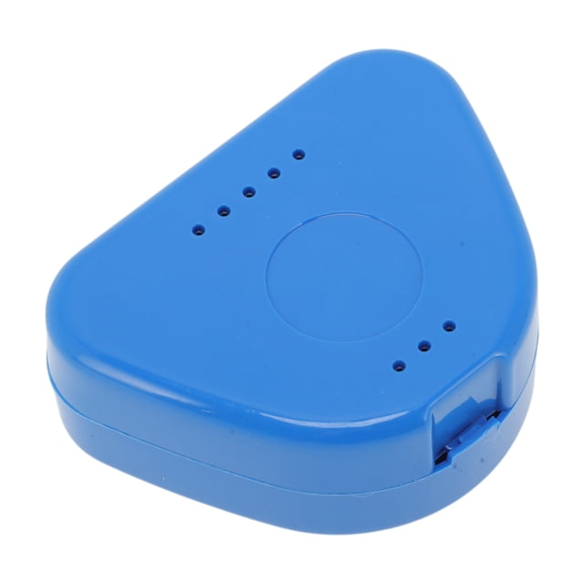 Unique Bargains 1 Pc Braces Box Triangle Braces Storage Box Dark Blue
