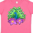 thumbnail image 4 of Inktastic Peacock and Flowers Boys or Girls Toddler T-Shirt, 4 of 5
