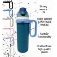 thumbnail image 7 of One MissionX Bottle Handle for Owala FreeSip 24oz 32oz 40oz – Strong Plastic Water Bottle Holder, Durable Easy Carry Accessory for Running, Jogging, Gym, Hiking, and Drinking While Driving & More, 7 of 7