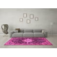 thumbnail image 3 of Ahgly Company Indoor Rectangle Medallion Pink Traditional Area Rugs, 5' x 8', 3 of 4