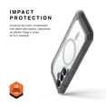 thumbnail image 4 of UAG Samsung Galaxy S26 Case 6.3" Trooper - Magnetic Charging Compatible Full Body with Port Protection Rugged Military Drop Tested Protective Cover, Clear/Ash, 4 of 9