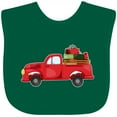thumbnail image 3 of Inktastic Christmas Red Vintage Truck with Presents Boys or Girls Baby Bib, 3 of 4