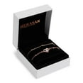 thumbnail image 2 of SERASAR 925 Sterling Silver Anklet "Heart" with 18k Gold Plating, RoseGold, Including Gift box, 2 of 5