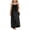Black, variant on Girls' Dresses Linen Strap Cute Sun Dresses Summer Cami Midi Maxi Beach Dress Long Soft Solid Flowy Sundress Backless Navy,Size 9-10 Years