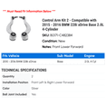 thumbnail image 2 of Control Arm Kit 2 - Compatible with 2015 - 2016 BMW 228i xDrive Base 2.0L 4-Cylinder, 2 of 2