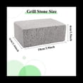 thumbnail image 4 of 12PCS BBQ Grill Cleaning Brush Brick Block Barbecue Cleaning Stone Pumice Brick for Barbecue Rack Cleaner BBQ Tools,12 x Grill Griddle Cleaning Brick Block,Grey, 4 of 9