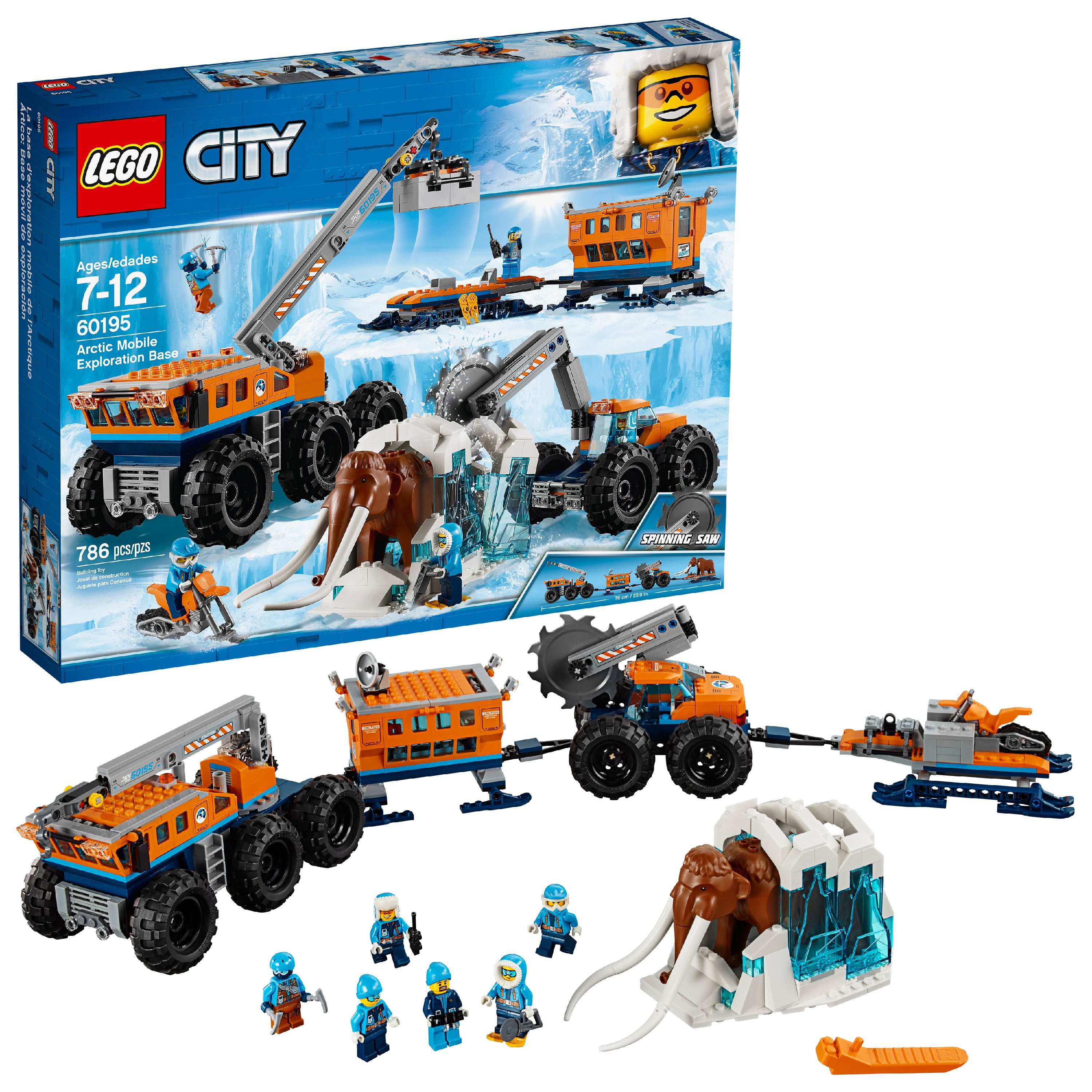Lego 6212400 City Arctic Mobile Base Camp Toddler Kids Toy Set - Walmart.com