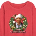 thumbnail image 2 of National Lampoon's Christmas Vacation - Clark Holiday Wreath - Women's Lightweight French Terry Pullover, 2 of 5