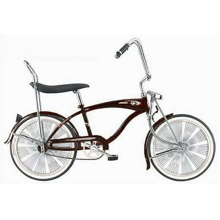 20" Micargi Lowrider F4 Men's Cruiser Bike, Black