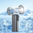 thumbnail image 6 of High Velocity Handheld Fan, Portable Rechargeable Personal Cooling Fan With Ice Compartment, 5-Efficient Quiet Usb High Power Fan For Travel, Office, Home, Outdoor Activities, 6 of 6