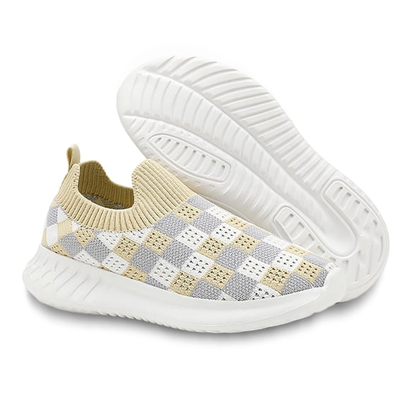 Girls Sneakers Size 5,Kid Shoes Slip On Sneakers Breathable Mesh Boys Girls Sneakers Lightweight Casual Slip Soft Sole Sports Shoes for Kids