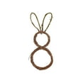 thumbnail image 2 of Easter Rattan Vine Round Bunny Wreath Small Size - Decorative Hanging Bunny Wreath With Easter Bunny Design, Rattan Material For Indoor Outdoor Easter Home Decor - Easter Party,, 2 of 6