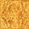 thumbnail image 1 of Ahgly Company Machine Washable Indoor Square Persian Yellow Bohemian Area Rugs, 6' Square, 1 of 4