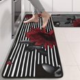 thumbnail image 2 of Kitchen Rugs Sets Of 2,Pioneer Flower Floral Print Pattern Anti Fatigue Kitchen Mat Rugs Non Slip Washable,Decorative Kitchen Floor Mats for Kitchen,Sink,Laundry,17"x47"+17"x47", 2 of 5