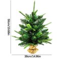 thumbnail image 3 of Cedar Mini Flocked Christmas Tree, PVC Small Tree For Holiday Tabletop Displays, Shelves, Or Mantels, Perfect Christmas Decoration To Add Festive Charm And Seasonal Cheer To Any Room, 3 of 6