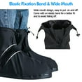 thumbnail image 5 of IC ICLOVER Waterproof Zippered Shoe Covers, Reusable Rain Boots Overshoes Protector Anti-Slip for Men Women (XXX-Large, Black), 5 of 8