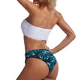 thumbnail image 4 of Traje de baño de dos piezas, traje de baño sin tirantes de cintura alta para mujer, traje de baño para mujer diseñado a la perfección, 4 of 6