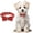 Red, variant on Mumup Cute Dog Collar with Bling Rhinestone, Bling Dog Collar Adjustable Leather Diamond Sparkling Jewel Accessories Intended for Teacup/Cat/Small Medium Large Pet