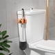 thumbnail image 5 of ABS Broom Soporte de almacenamiento Punch-Menos Percha de trabajo pesado Rack montado en la pared impermeable Organizador MOP Organizador Accesorios de ahorro de espacio Naranja Inevent HA012095-04B, 5 of 7