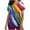 Sky Blue, variant on QATAINLAV 2025 Summer Savings! Womens Scrub Tops Rainbow Print V Neck Short Sleeve T Shirts Stretch Nurse Work Uniform Medical Scrubs with Pockets Blue L