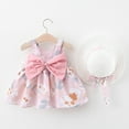 thumbnail image 1 of SDJMa - Vestido de princesa con flores y sombrero para niñas pequeñas, 1 of 8