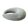 thumbnail image 2 of Almohada de lectura, cojín de banco de trabajo, soporte para portátil, reposabrazos, almohada de juegos para Gris, 2 of 9