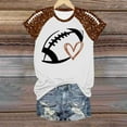 thumbnail image 5 of YDLCAFD T-Shirt Décontracté Mode Imprimé Col Rond Manches Courtes pour Femmes de Pâques, 5 of 5