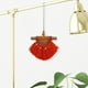 thumbnail image 5 of Ganfancp Tapiz de Plumas para Colgar En La Pared Boho Wall Art Decoración Tejido a Mano Hojas Borla Tapiz Decoración Dormitorio Salón Apartamento Porche Decoración Liquidación 1X Amuleto, 5 of 7