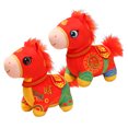 thumbnail image 1 of Muñeco de peluche del Año del Caballo 2026, mascota del Caballo Rojo de la Suerte para Año Nuevo, símbolo de riqueza y felicidad, regalo para el Festival de Primavera., 1 of 8