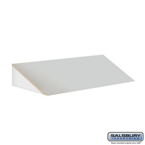 SalsburyIndustries 33359GRY Sloping Hood For 15 in. Deep Designer Locker - 3 Wide, Gray