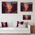 thumbnail image 4 of Designart "Upper Canyon Wonders I" Canyon & Desert Print on Natural Pine Wood, 4 of 5